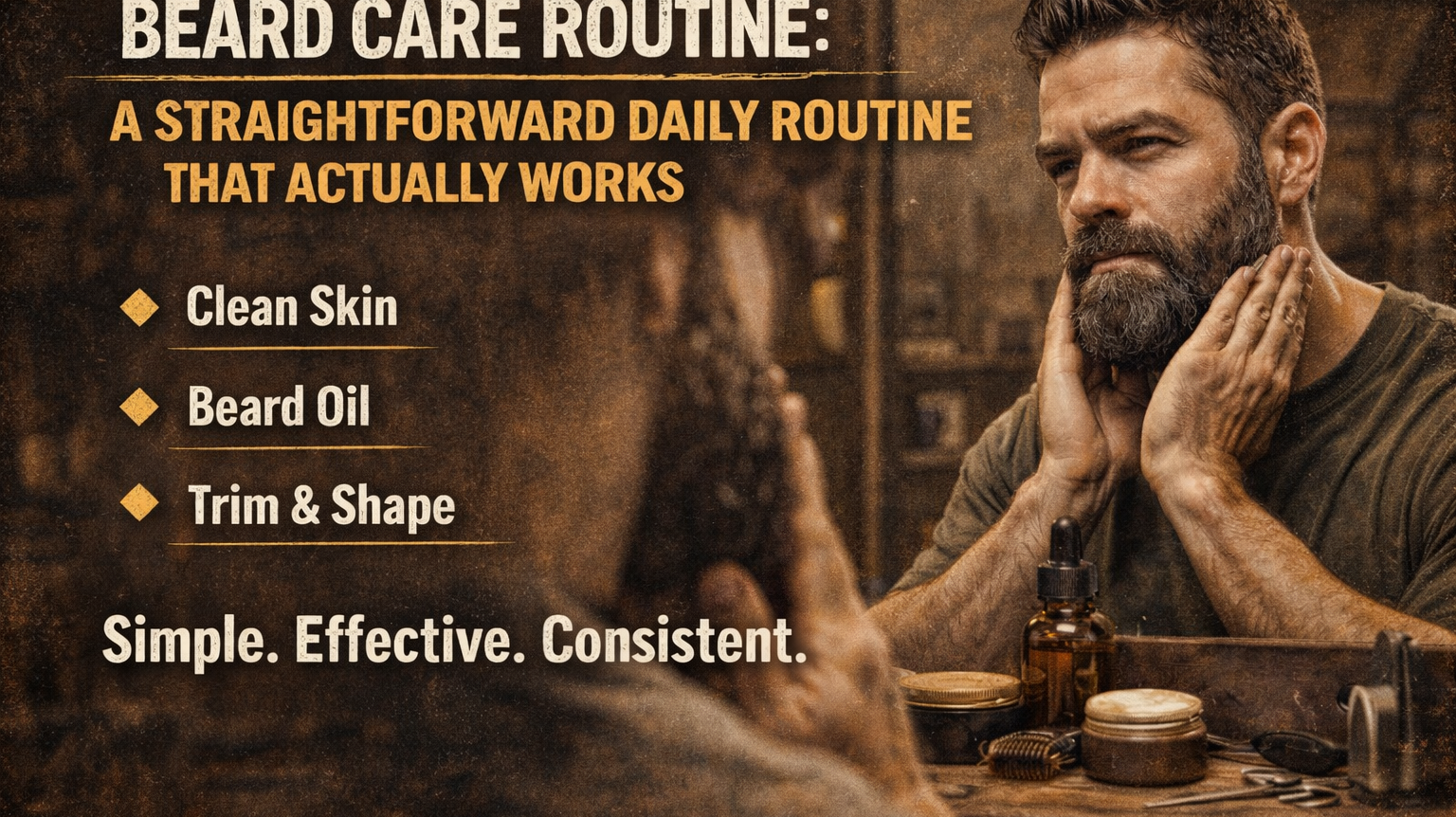 Beard Care Routine: A Straightforward Daily Routine That Actually Works
