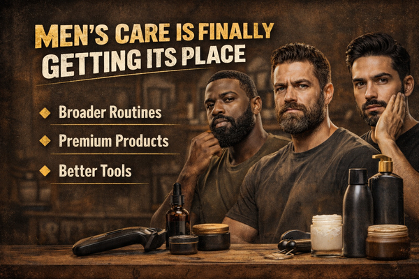 Men's Care Is Finally Getting Its Place