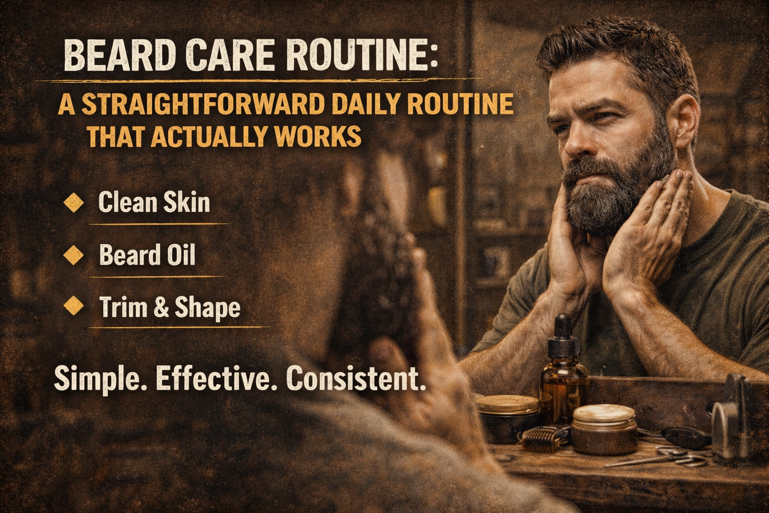 Beard Care Routine: A Straightforward Daily Routine That Actually Works