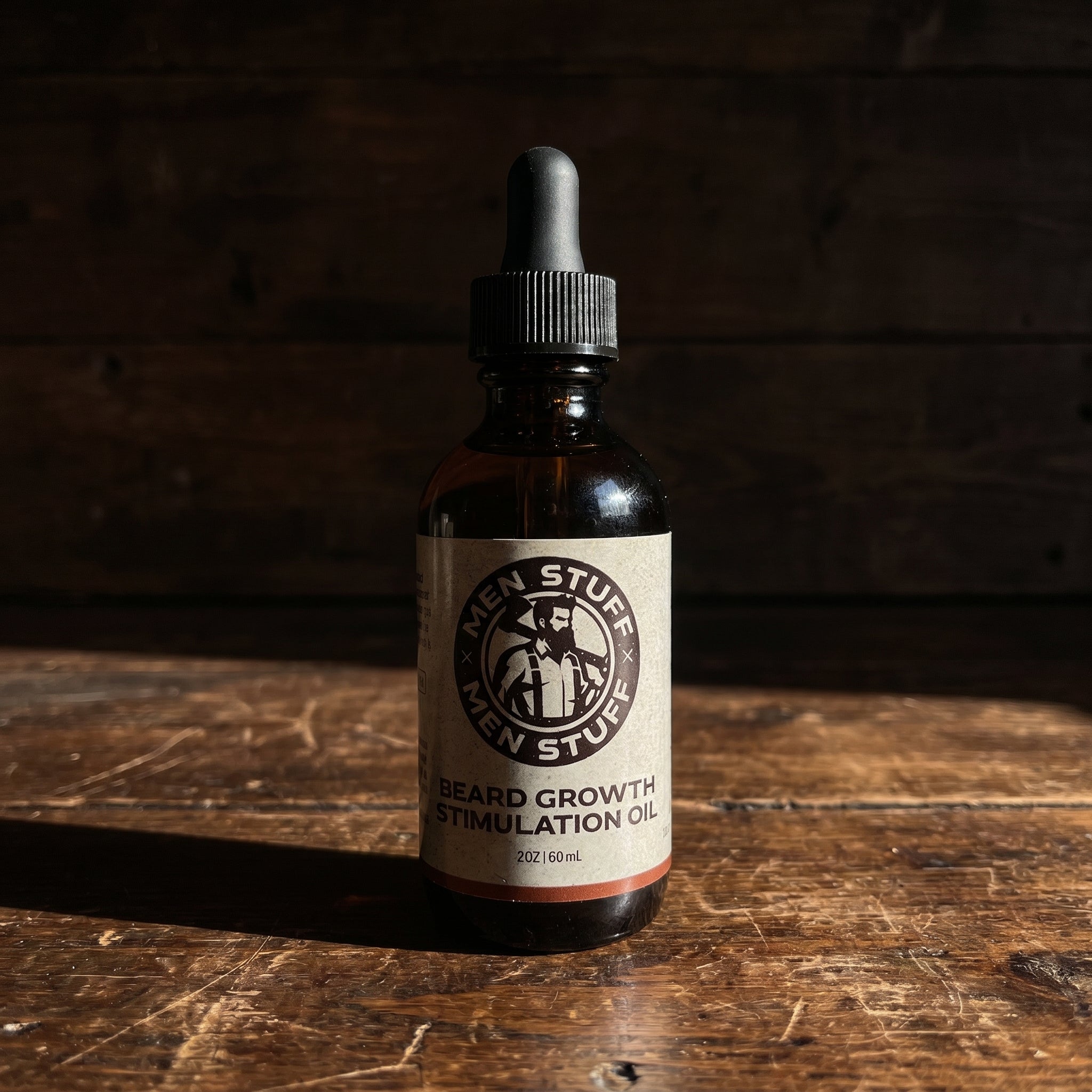 MEN STUFF Beard Growth Stimulation Oil — rosemary and peppermint beard growth support oil for men