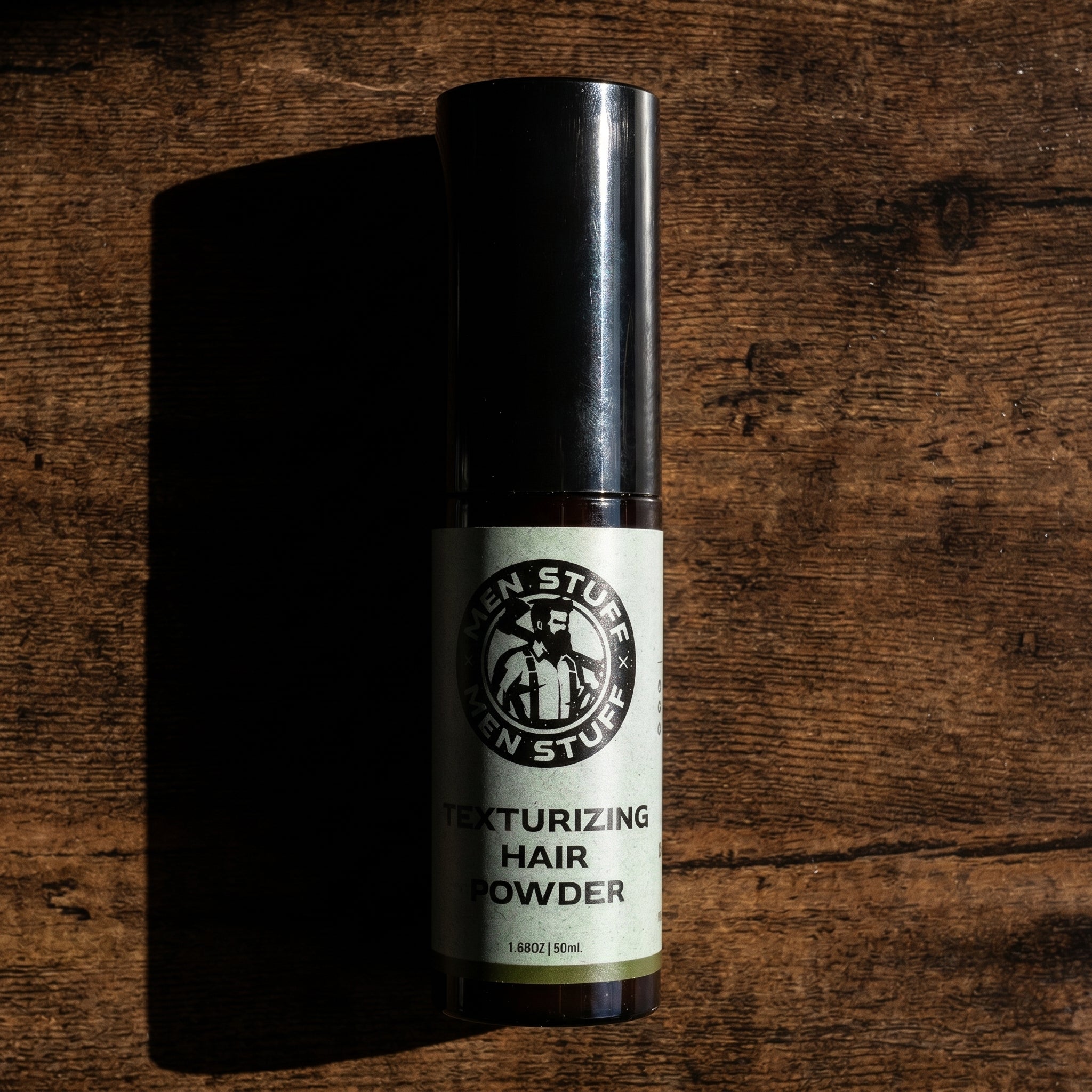 MEN STUFF Texturizing Hair Powder — matte finish, strong hold hair powder for men's daily styling routine
